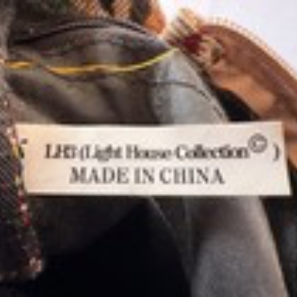 Vintage Lighthouse Tapestry Tote Bag With Change Purse 11" x 12" - Pre-Owned - Picture 10 of 14